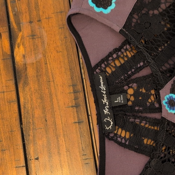 For Love And Lemons Cecelia Mini Dress Long Sleeve - Picture 4 of 8